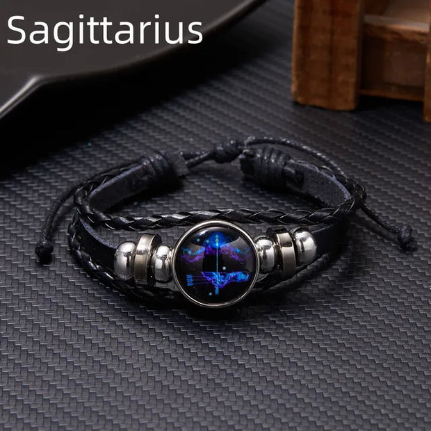 Unisex  Zodiac Luminous Bracelets